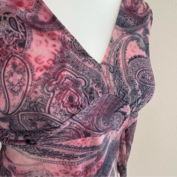 Johnny Heaven Babydoll Blouse Y2K Grunge L - Picture 3 of 7